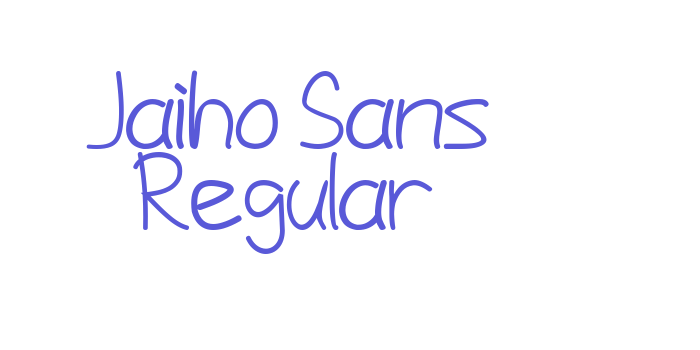 Jaiho Sans Regular Font Download