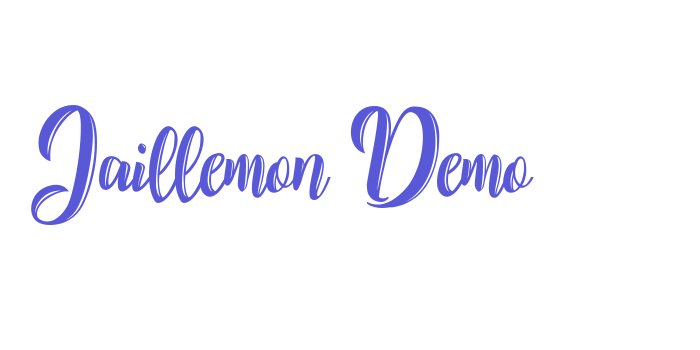 Jaillemon Demo Font Download