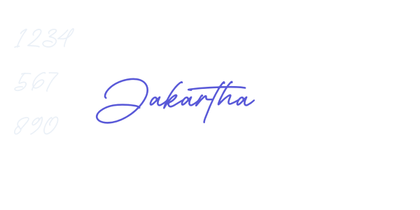 Jakartha font free