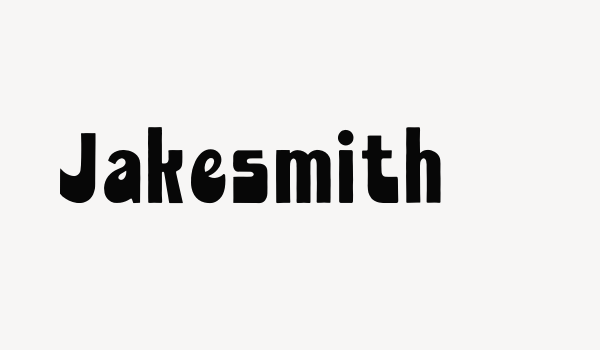 Jakesmith Font