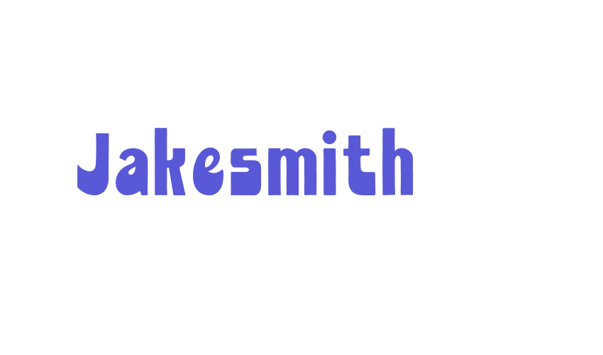 Jakesmith Font Download