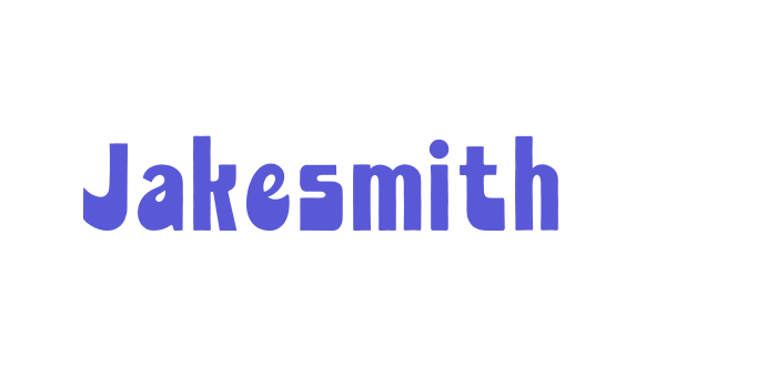 Jakesmith Font Download