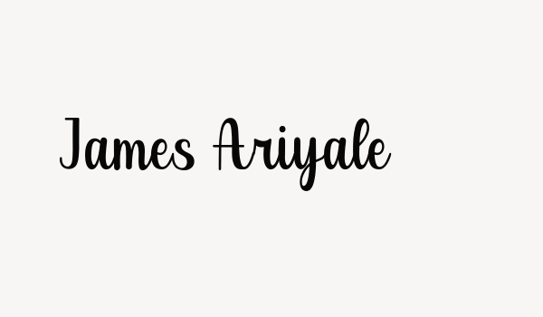 James Ariyale Font