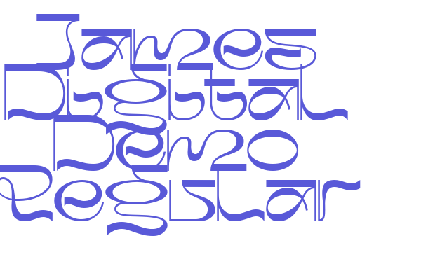 James Digital Demo Regular Font