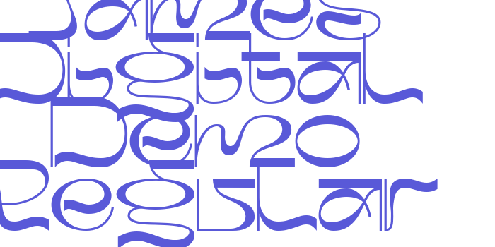 James Digital Demo Regular Font