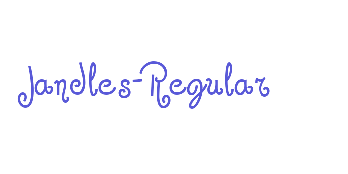 Jandles-Regular Font Download