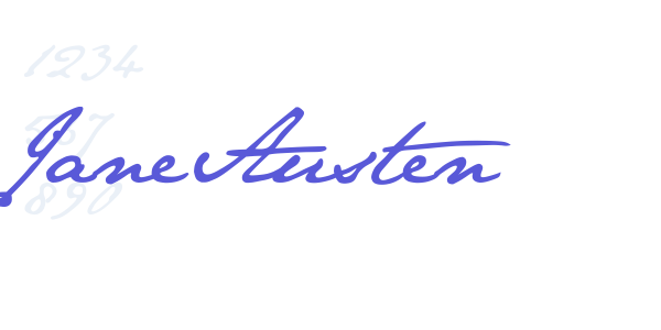 JaneAusten font free