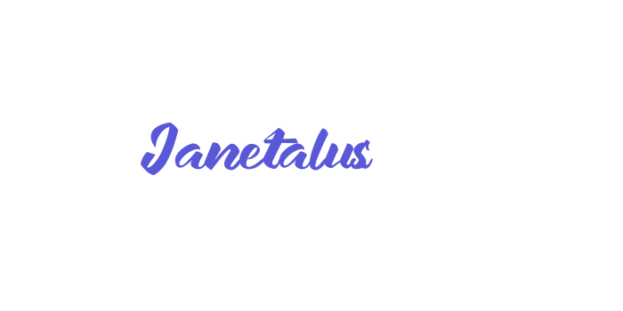 Janetalus Font Download