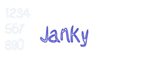 Janky font free