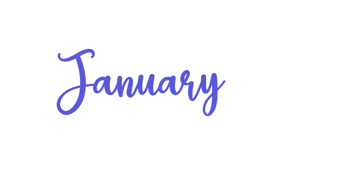 January Font Download