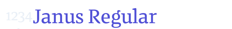 Janus Regular-font