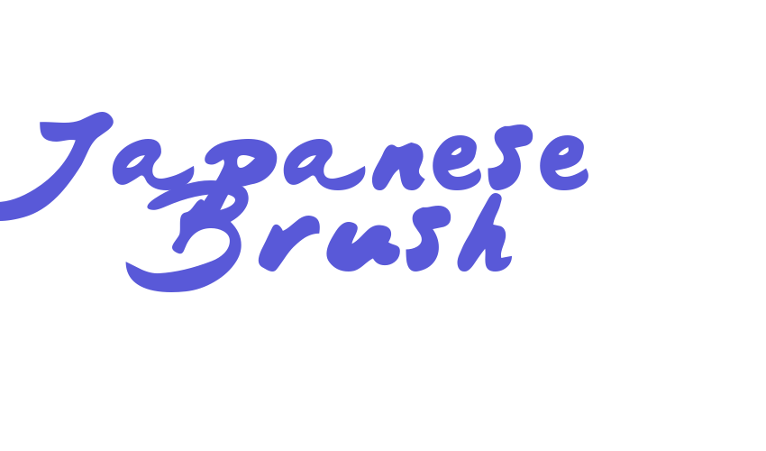 Japanese Brush Font Download