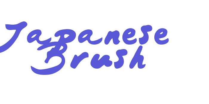 Japanese Brush Font Download