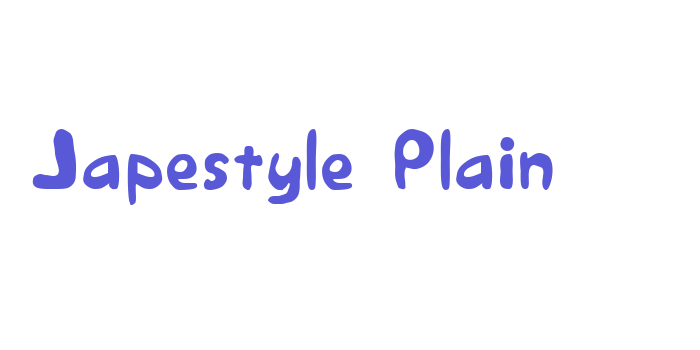 Japestyle Plain Font Download