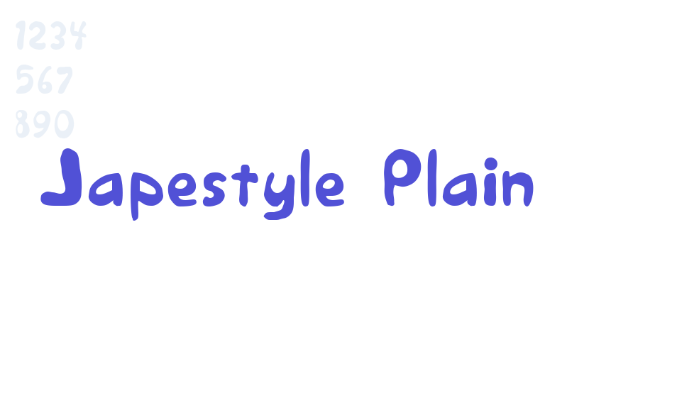 Japestyle Plain-font-download