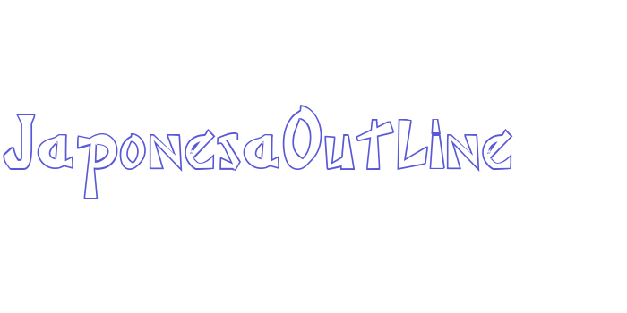 JaponesaOutline Font Download