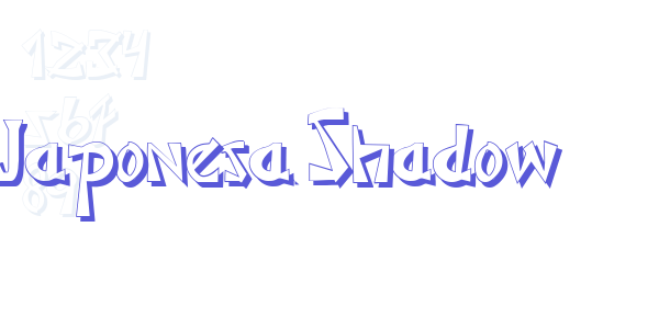 JaponesaShadow font free