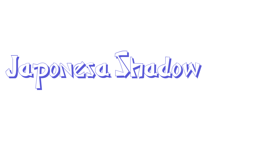 JaponesaShadow Font Download