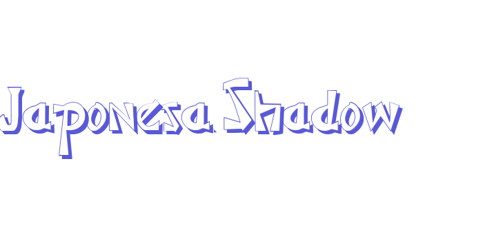 JaponesaShadow Font Download