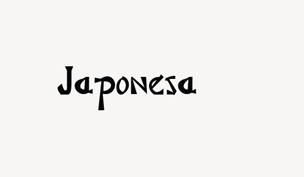 Japonesa Font