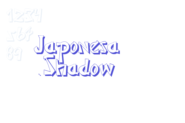 Japonesa Shadow Font Download