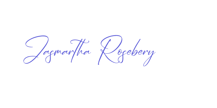 Download Jasmartha Rosebery Font