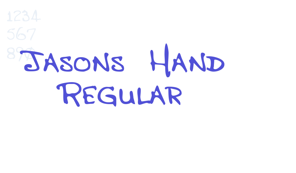 Jasons Hand Regular-font-download