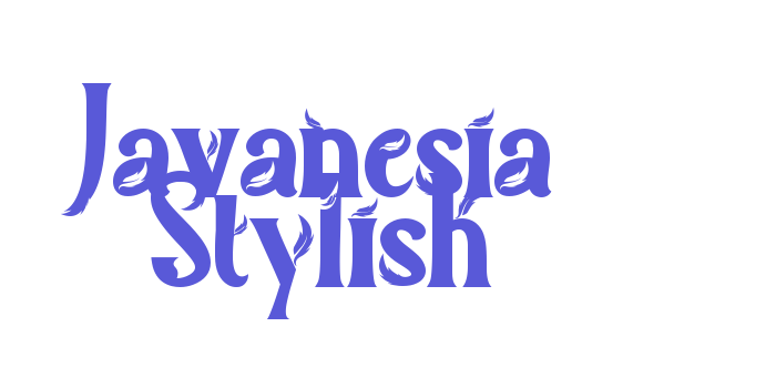 Javanesia Stylish Font Download