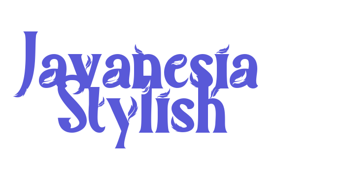 Javanesia Stylish Font