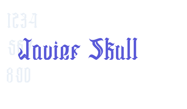 Javier Skull Font