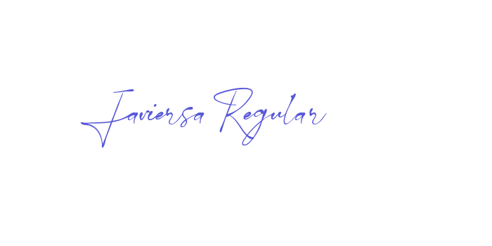 Javiersa Regular Font Download