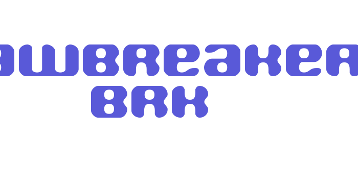 Jawbreaker BRK Font Download