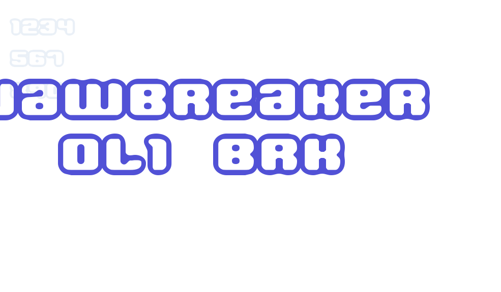 Jawbreaker OL1 BRK-font-download