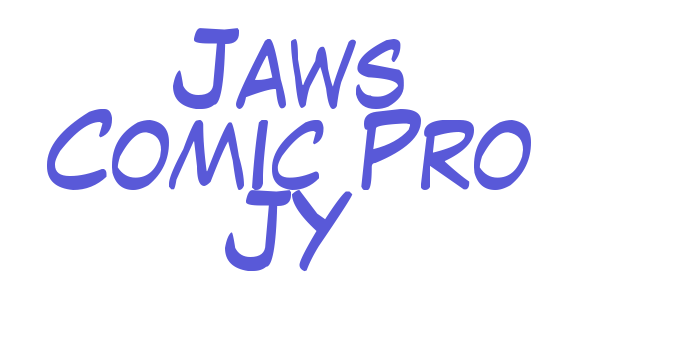 Jaws Comic Pro JY Font Download