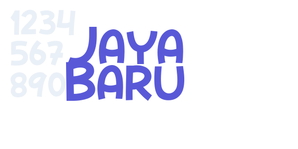 Jaya Baru font free