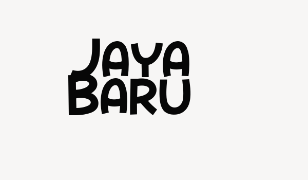 Jaya Baru Font