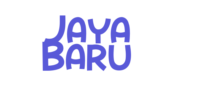 Jaya Baru Font