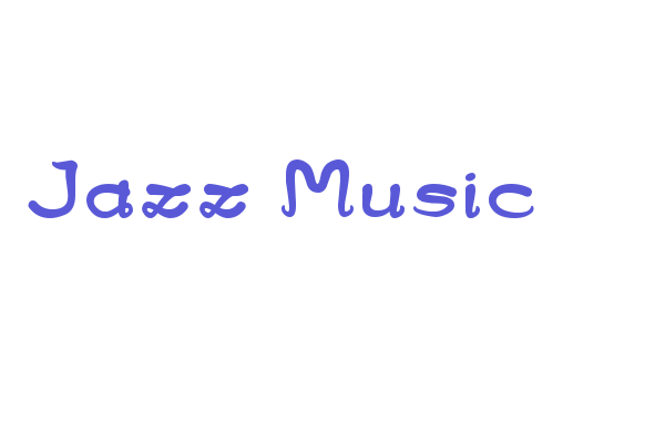 Jazz Music Font