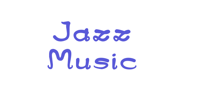 Jazz Music Font