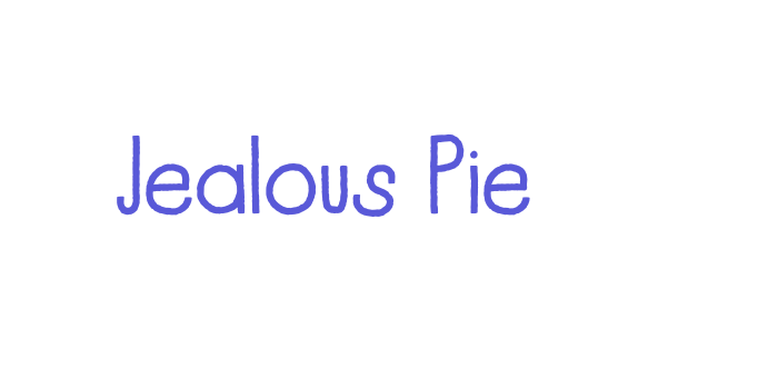 Jealous Pie Font