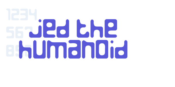 Jed the Humanoid font free