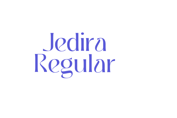 Jedira Regular Font