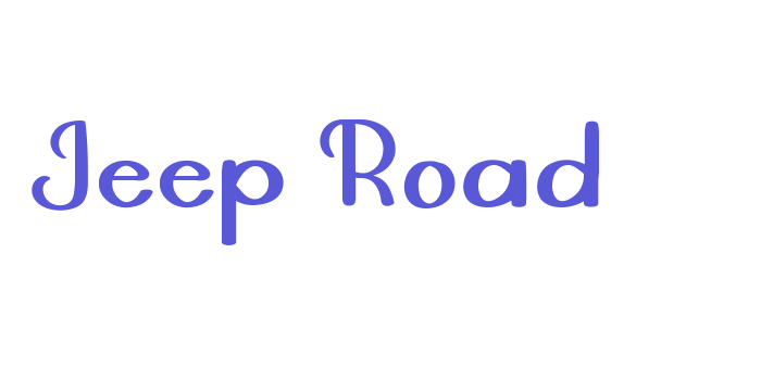 Jeep Road Font Download