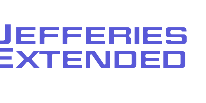 Jefferies Extended Font Download