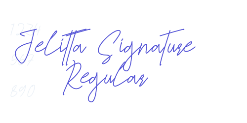 Jelitta Signature Regular-font-download