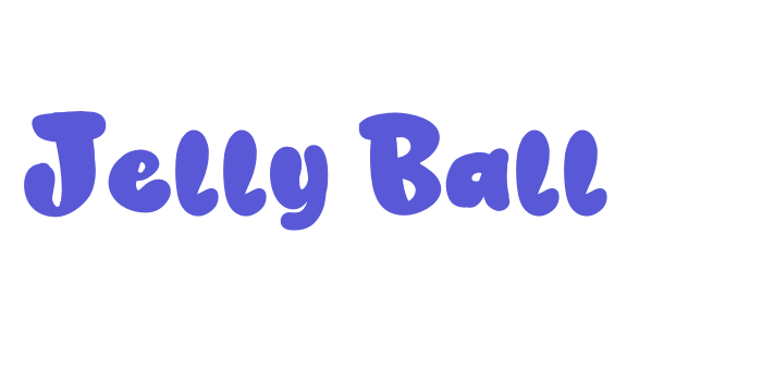 Jelly Ball Font