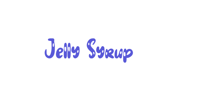 Jelly Syrup Font Download