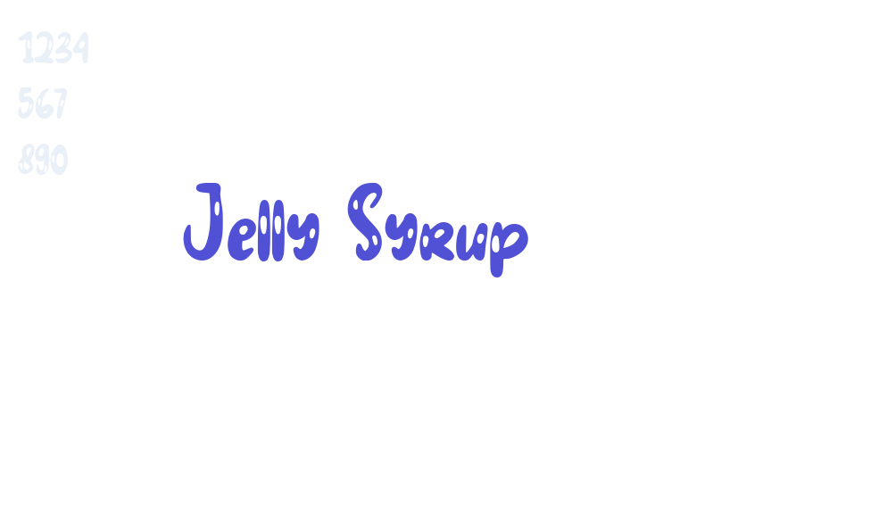 Jelly Syrup-font-download