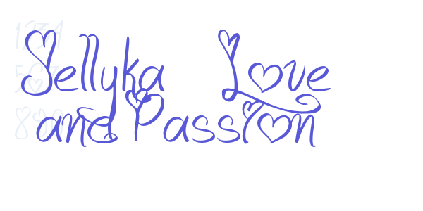 Jellyka – Love and Passion font free