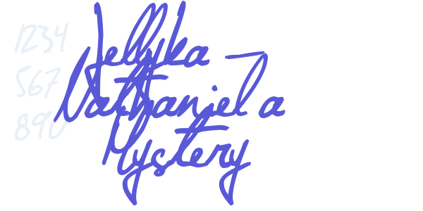 Jellyka – Nathaniel a Mystery font free